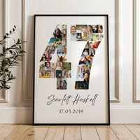 47 Birthday Photo Collage
