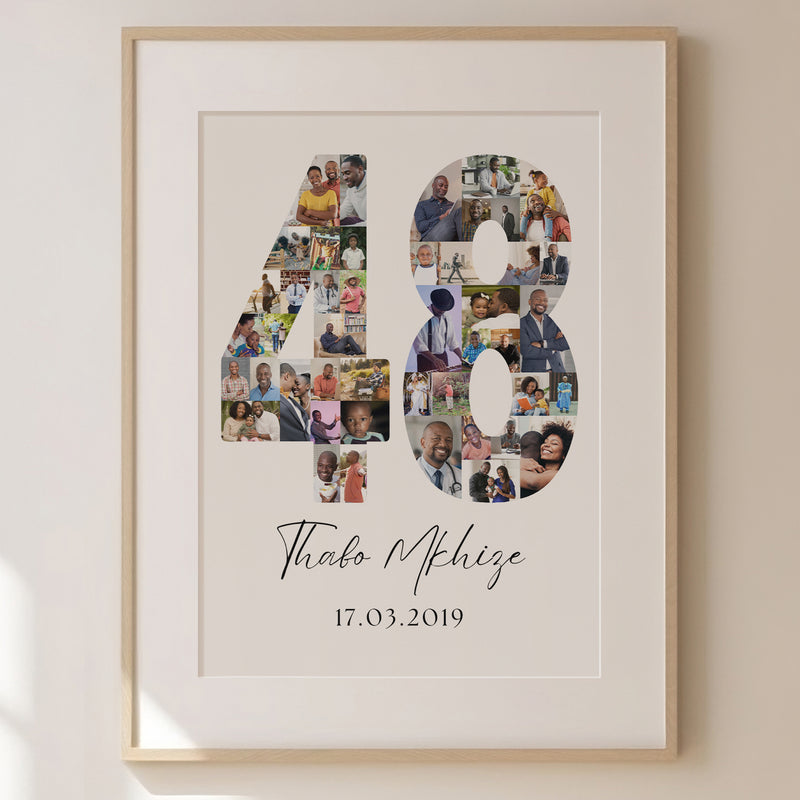 48 Birthday Photo Collage