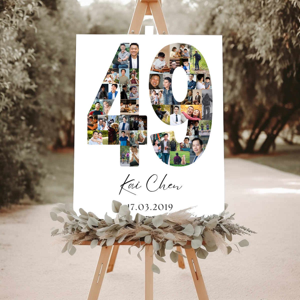 49 Birthday Photo Collage