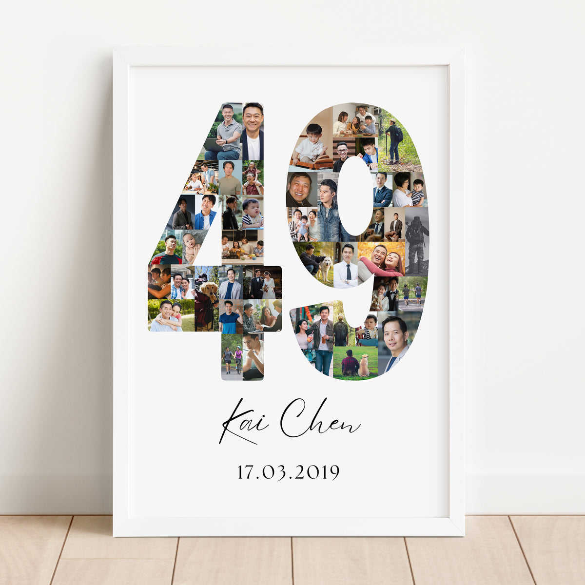 49 Birthday Photo Collage