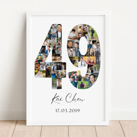 49 Birthday Photo Collage