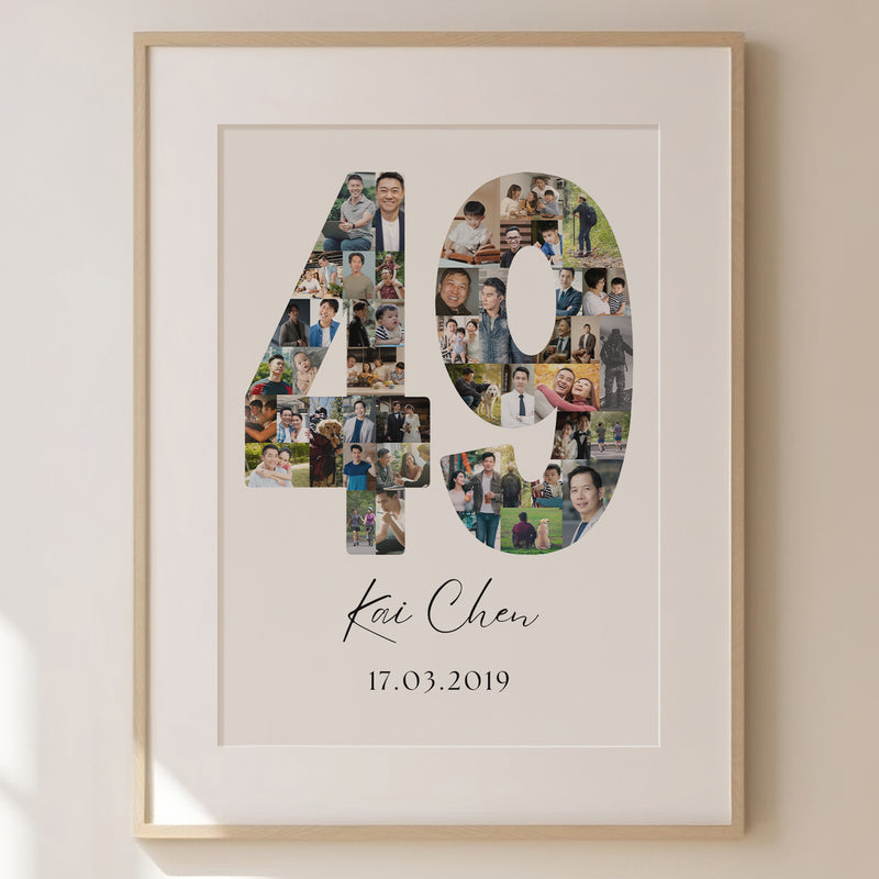 49 Birthday Photo Collage
