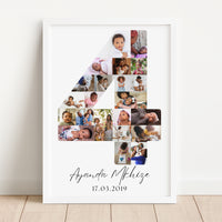 4 Birthday Photo Collage