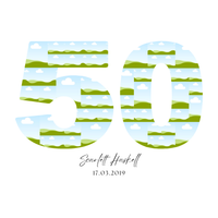 50 Birthday Photo Collage