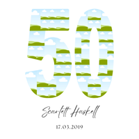 50 Birthday Photo Collage