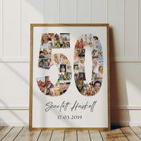 50 Birthday Photo Collage