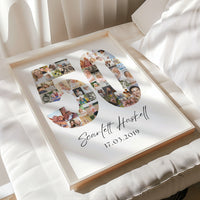 50 Birthday Photo Collage