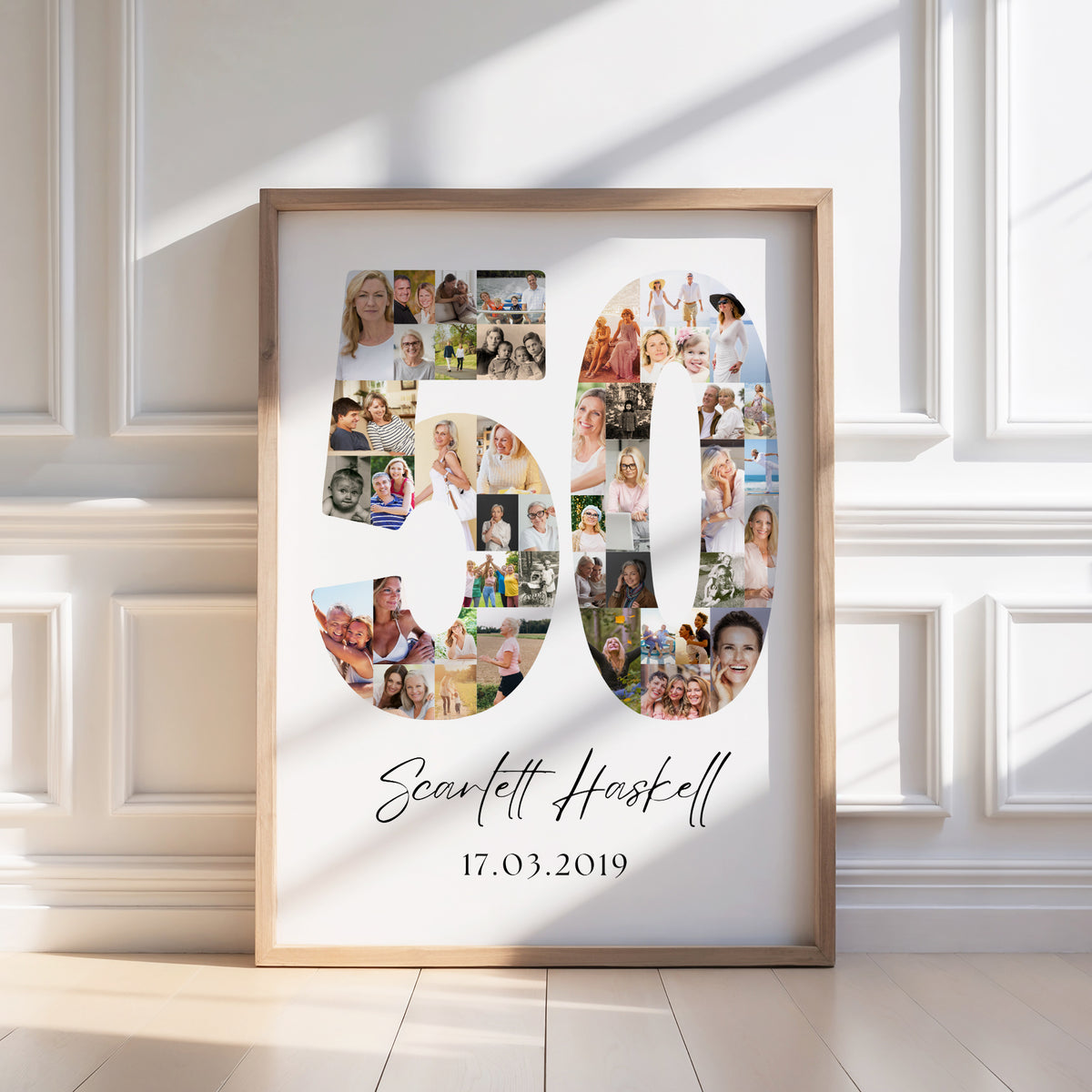50 Birthday Photo Collage
