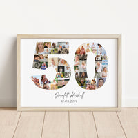 50 Birthday Photo Collage