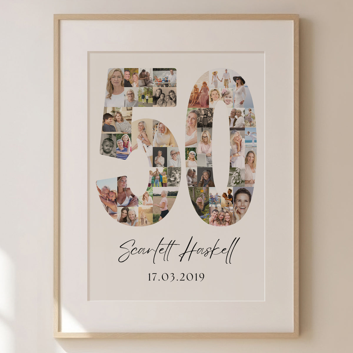 50 Birthday Photo Collage