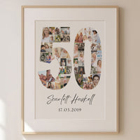 50 Birthday Photo Collage
