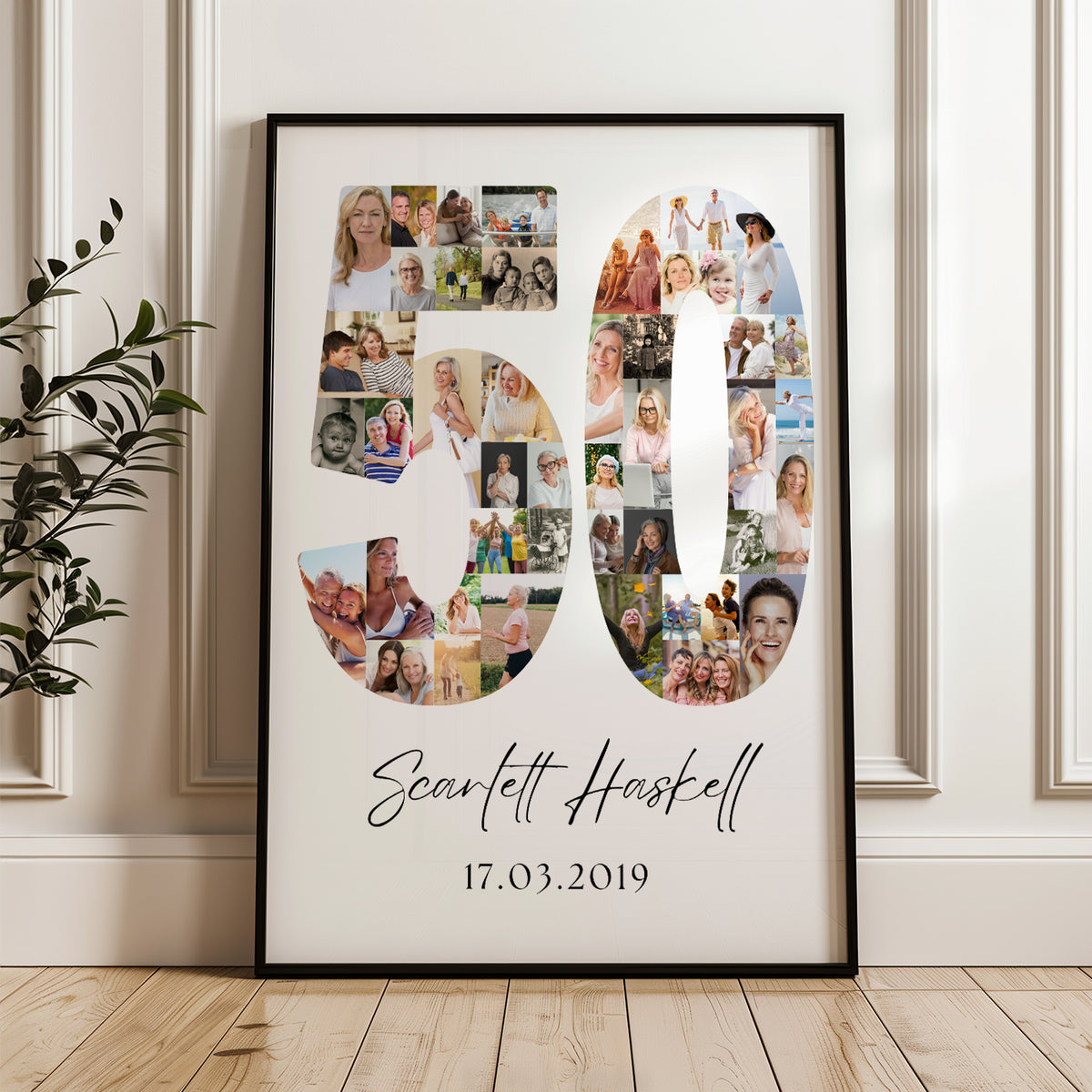50 Birthday Photo Collage