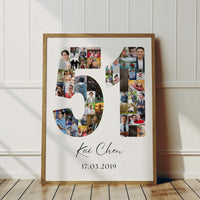 51 Birthday Photo Collage
