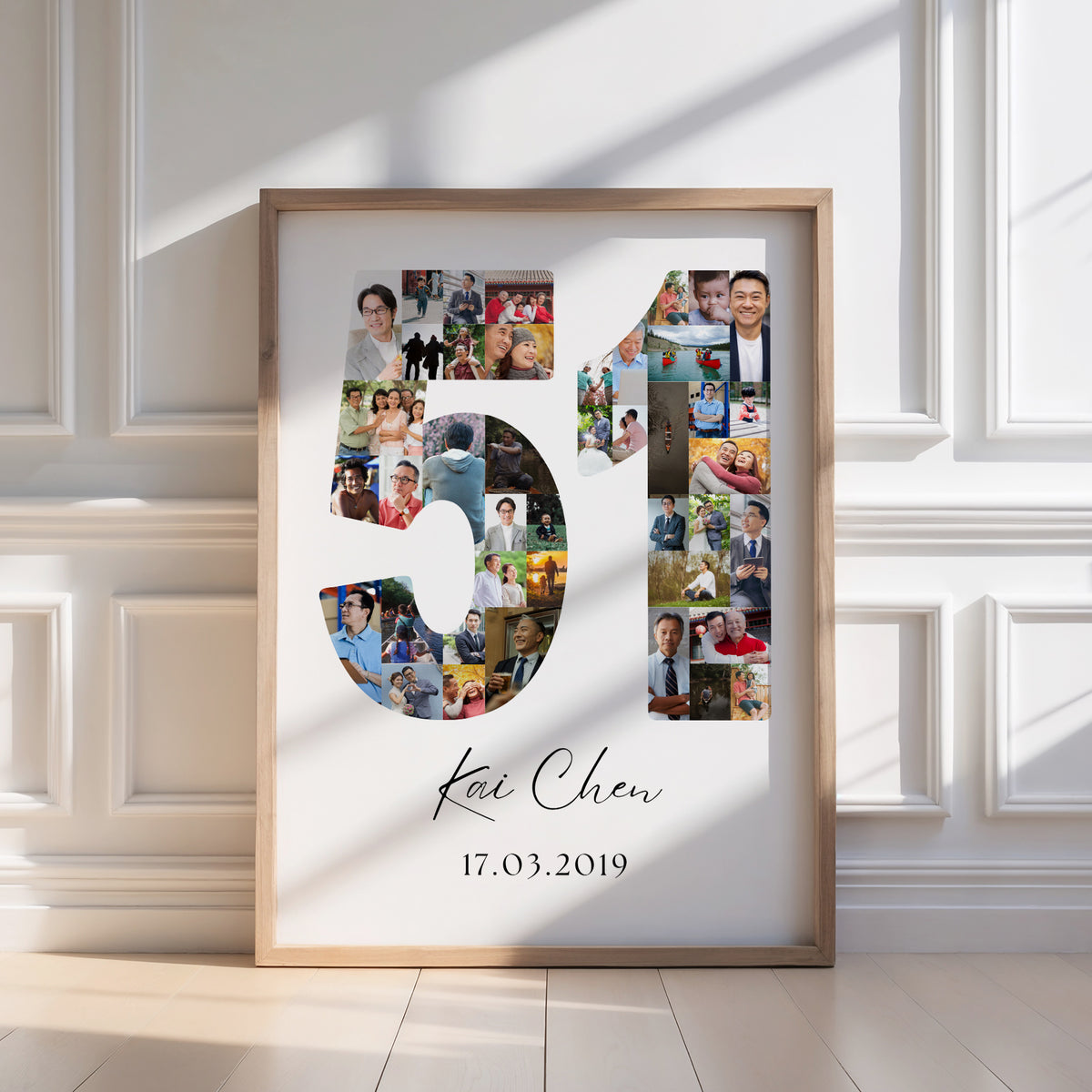 51 Birthday Photo Collage