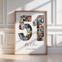 51 Birthday Photo Collage