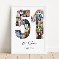 51 Birthday Photo Collage