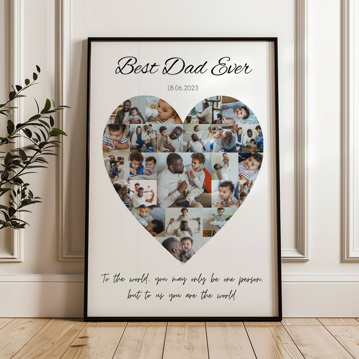 Best Dad Ever - Photo Collage
