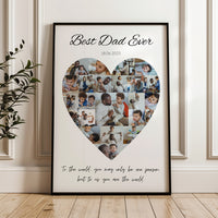 Best Dad Ever - Photo Collage