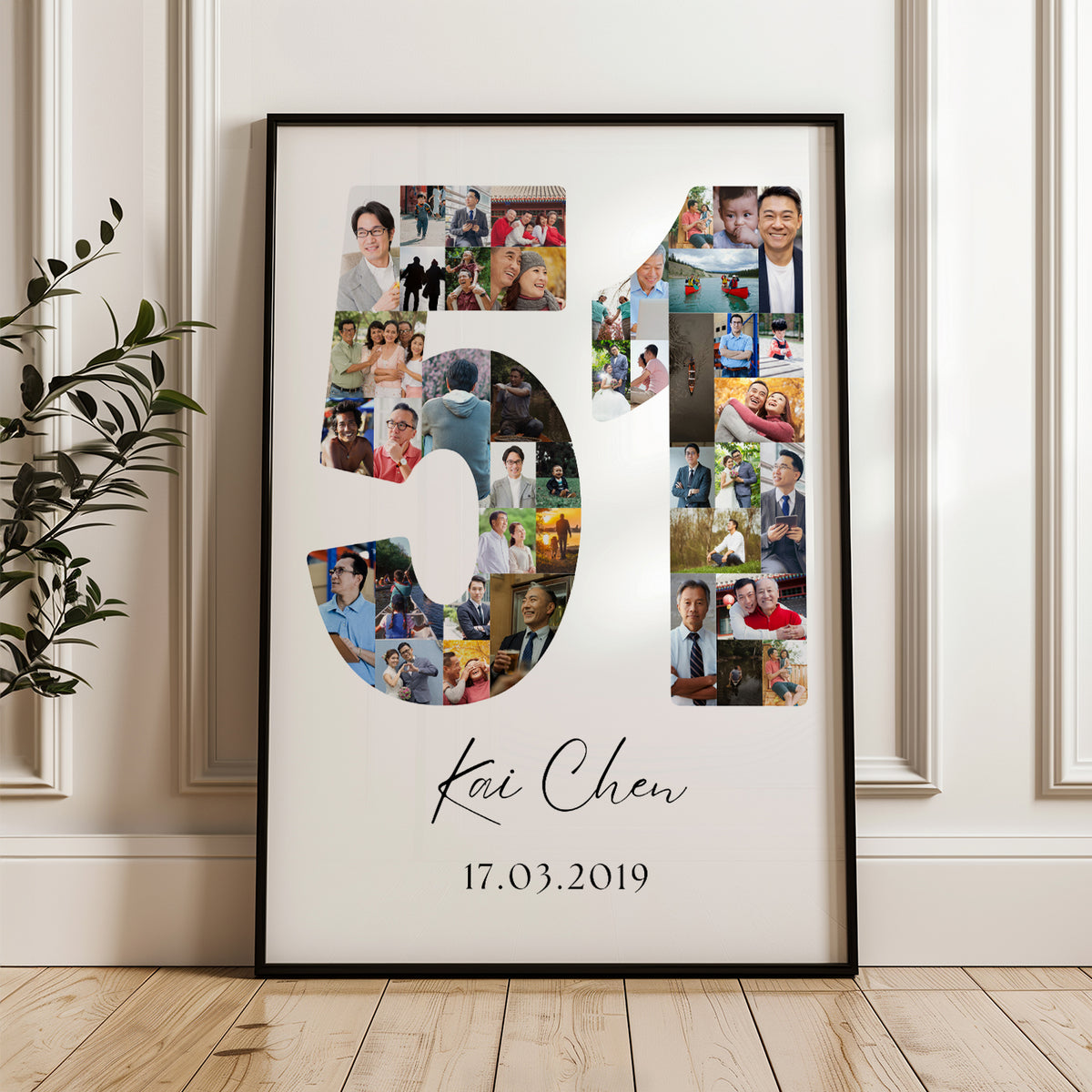 51 Birthday Photo Collage