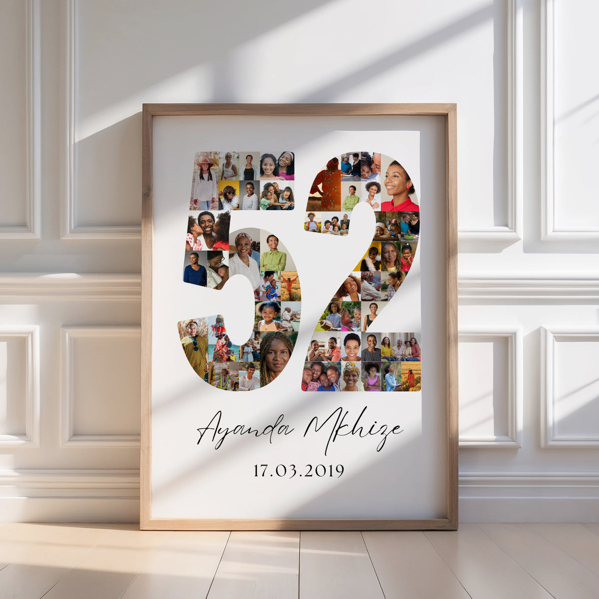 52 Birthday Photo Collage