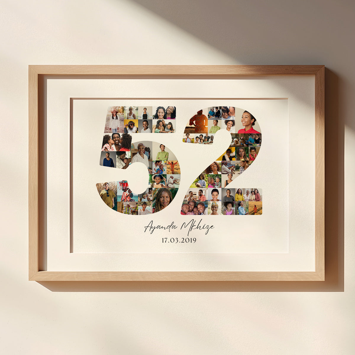 52 Birthday Photo Collage