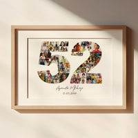 52 Birthday Photo Collage