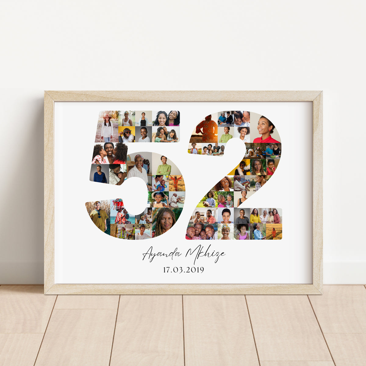 52 Birthday Photo Collage