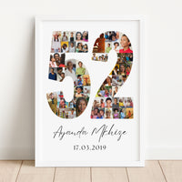 52 Birthday Photo Collage
