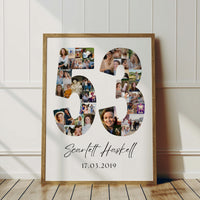 53 Birthday Photo Collage