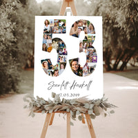 53 Birthday Photo Collage