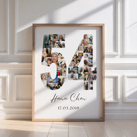 54 Birthday Photo Collage