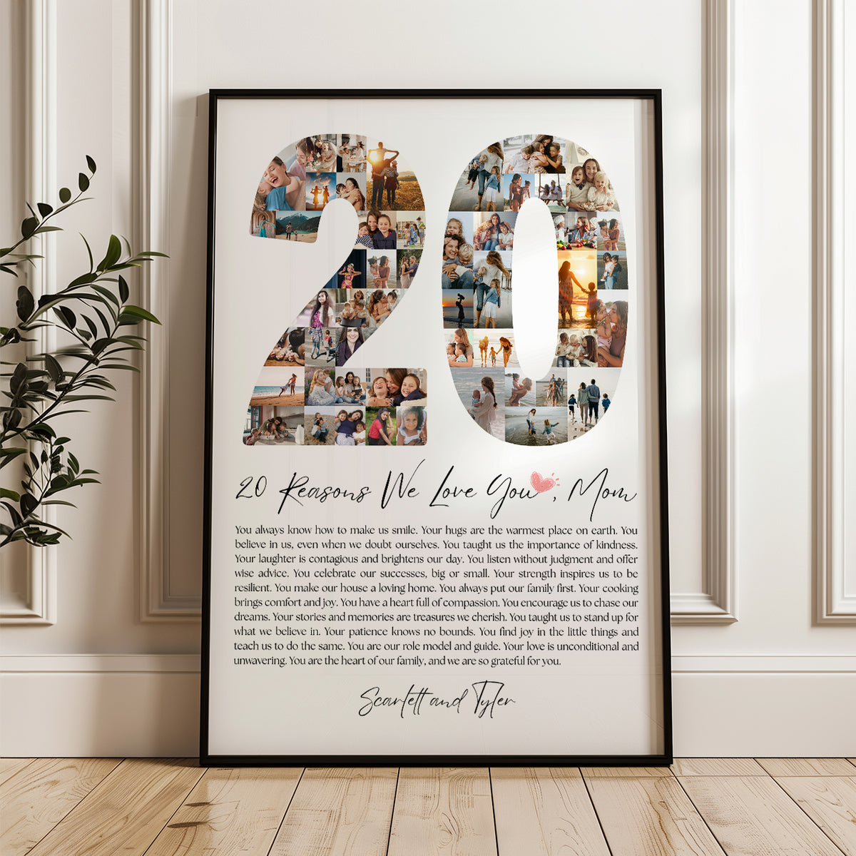 20 Reasons Mom - Photo Collage