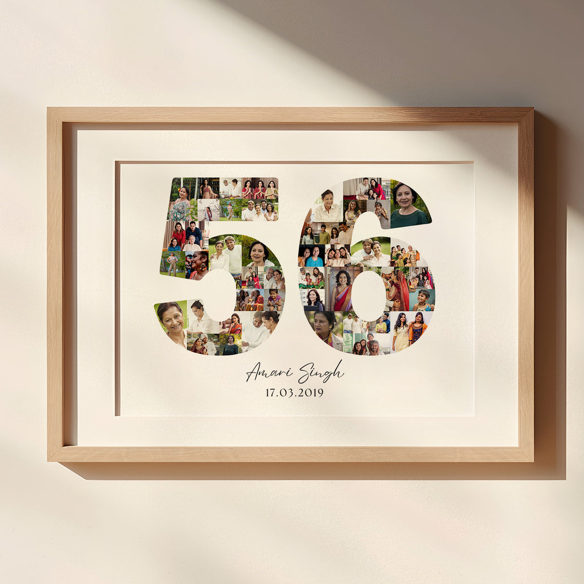 56 Birthday Photo Collage