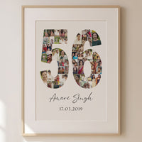56 Birthday Photo Collage