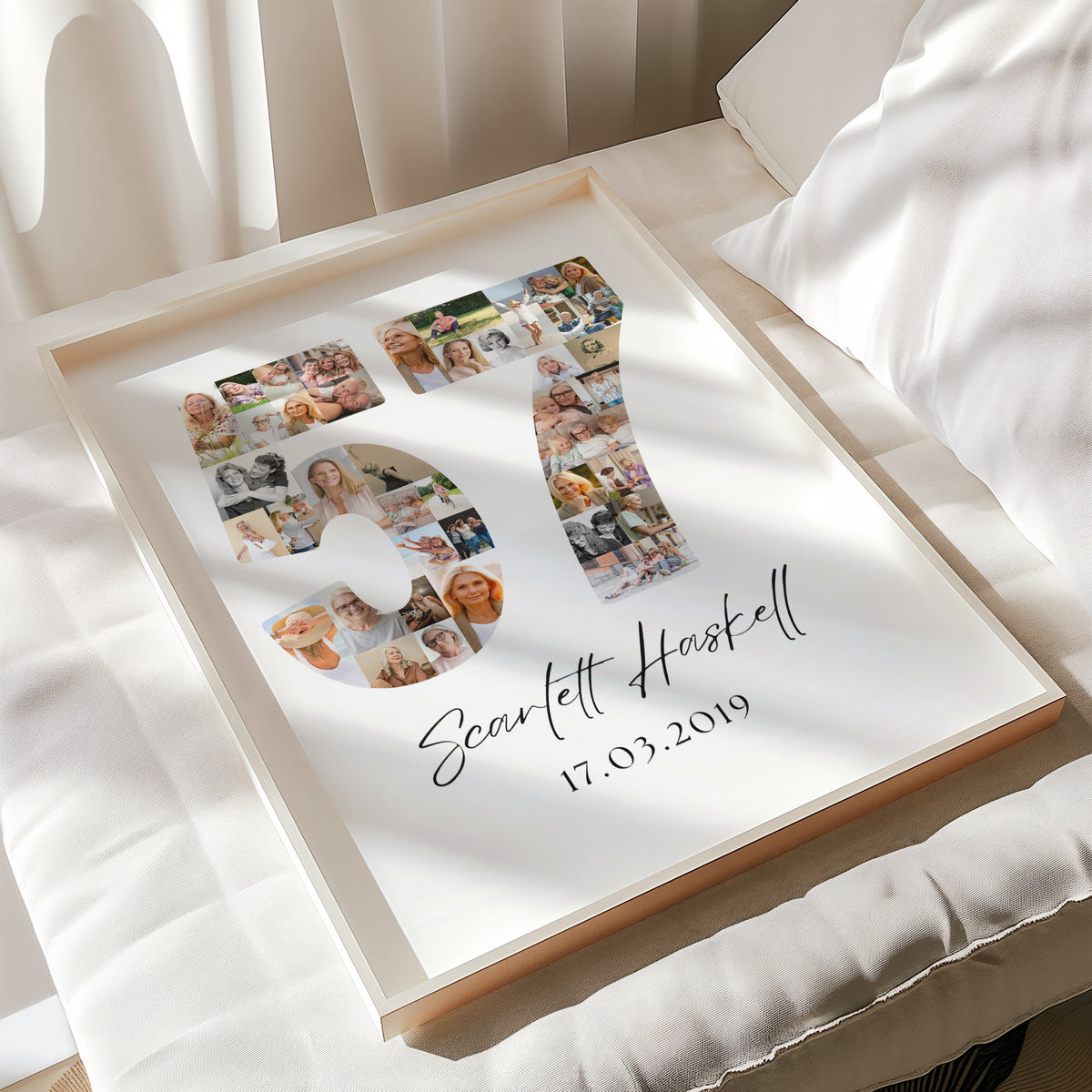 57 Birthday Photo Collage