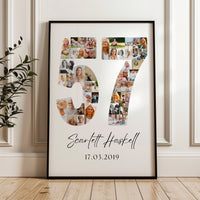 57 Birthday Photo Collage
