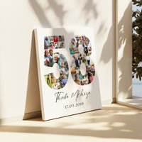 58 Birthday Photo Collage