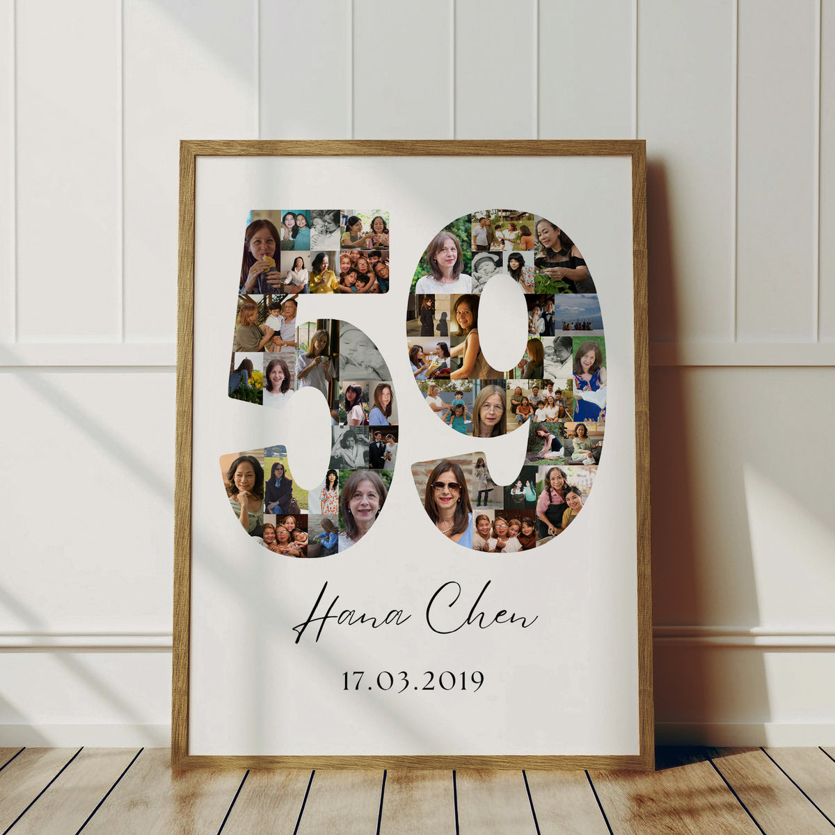 59 Birthday Photo Collage