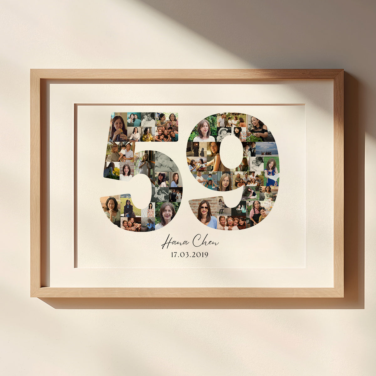 59 Birthday Photo Collage