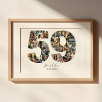 59 Birthday Photo Collage