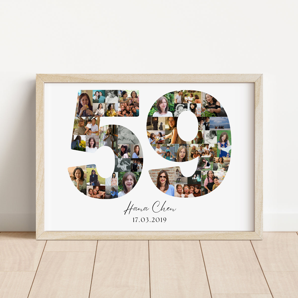 59 Birthday Photo Collage