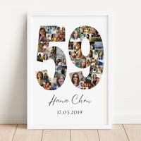 59 Birthday Photo Collage