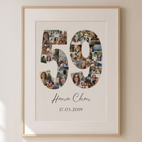 59 Birthday Photo Collage