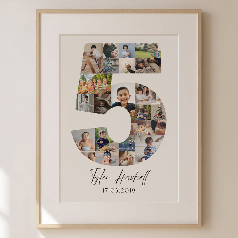 5 Birthday Photo Collage