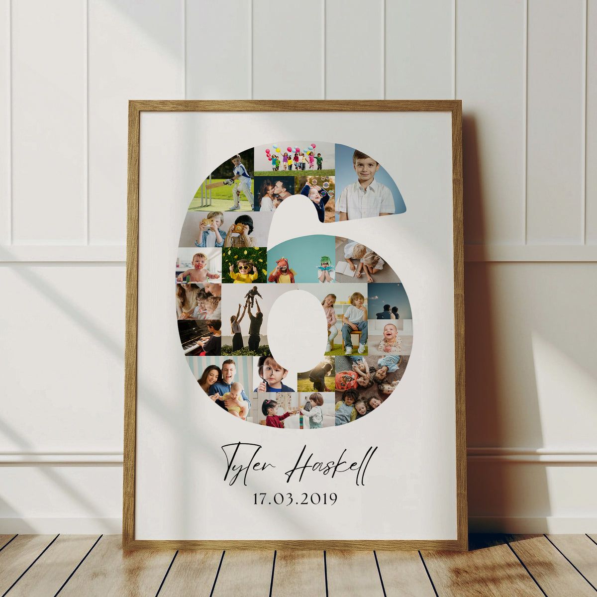 6 Birthday Photo Collage
