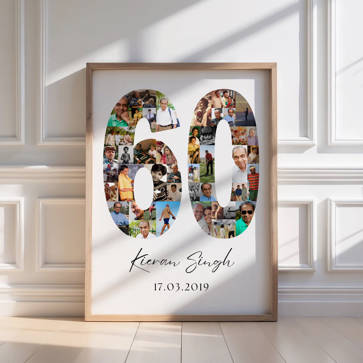 60 Birthday Photo Collage