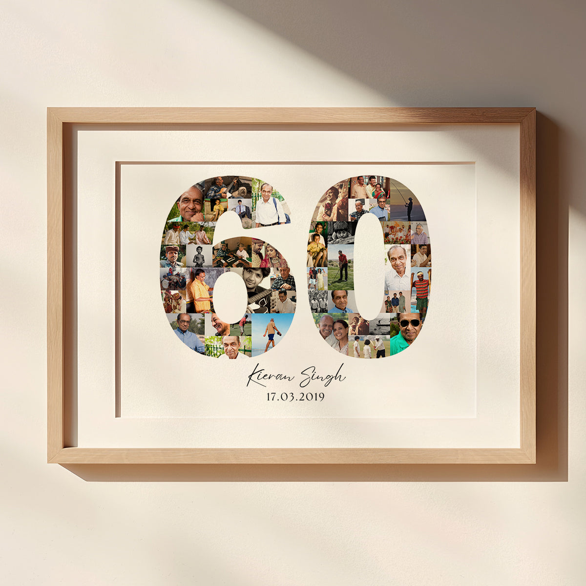 60 Birthday Photo Collage