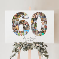 60 Birthday Photo Collage