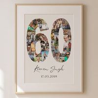 60 Birthday Photo Collage