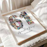61 Birthday Photo Collage